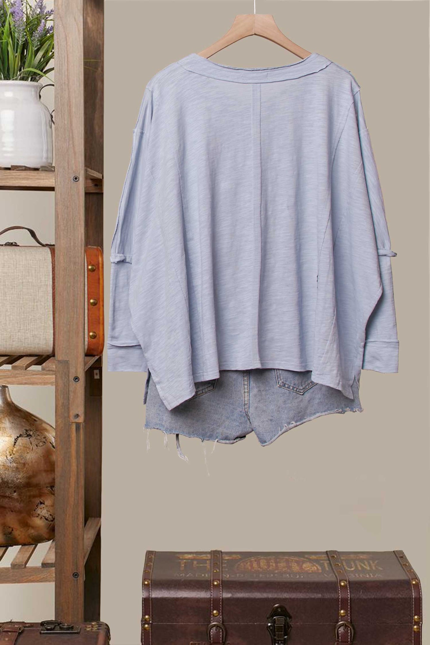 Stitch & Soul Top | light blue