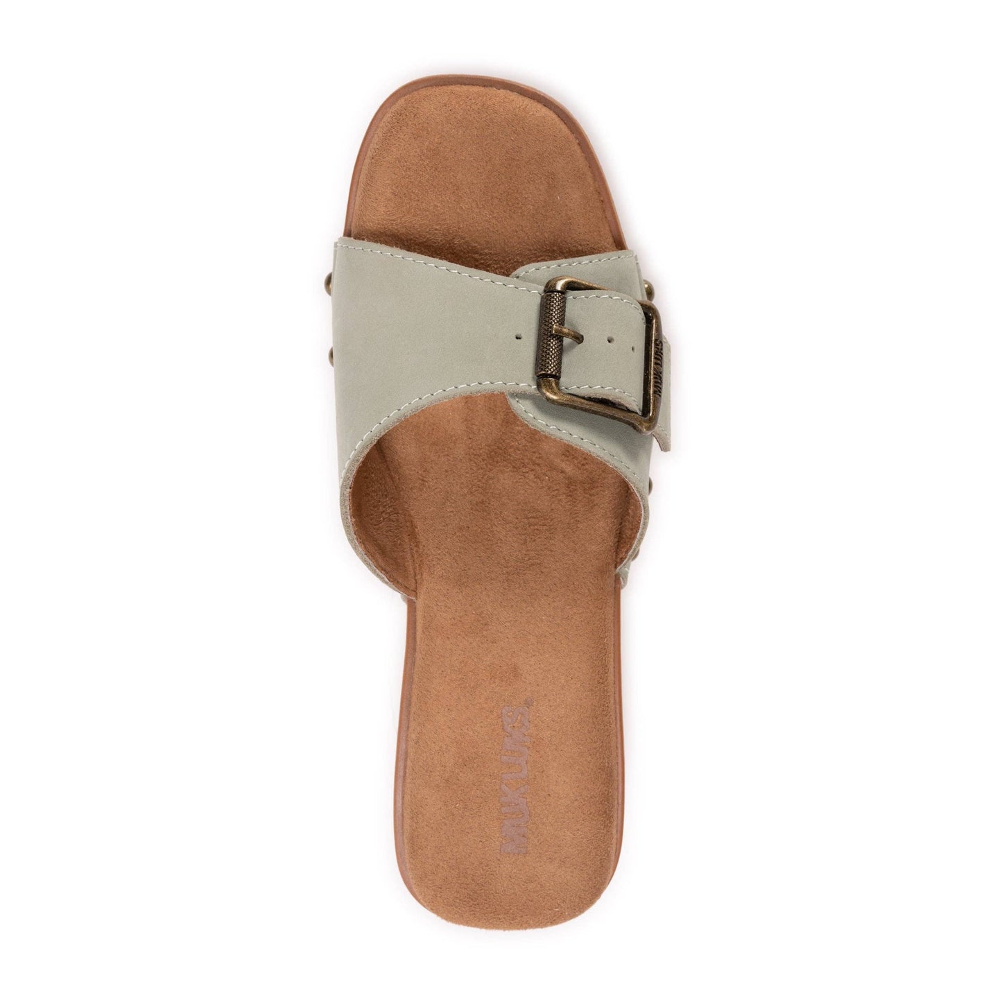 Muk Luks Women's Cora Sandal: Sage Nubuck