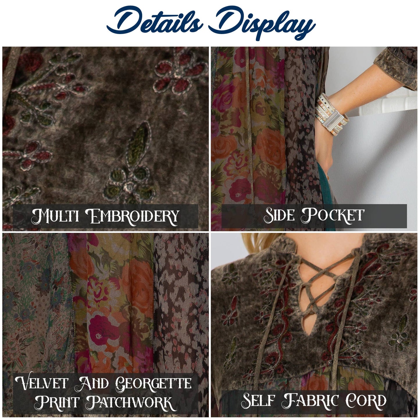 Esme Boho Dress | Olive
