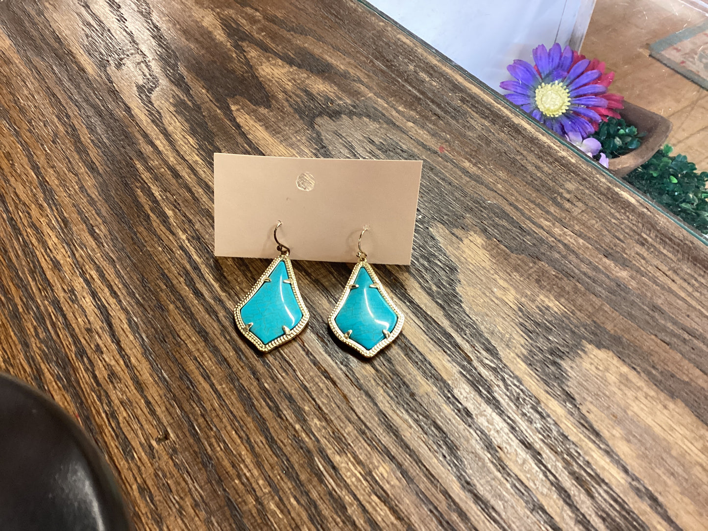 JP remix Kendra Scott turquoise earrings