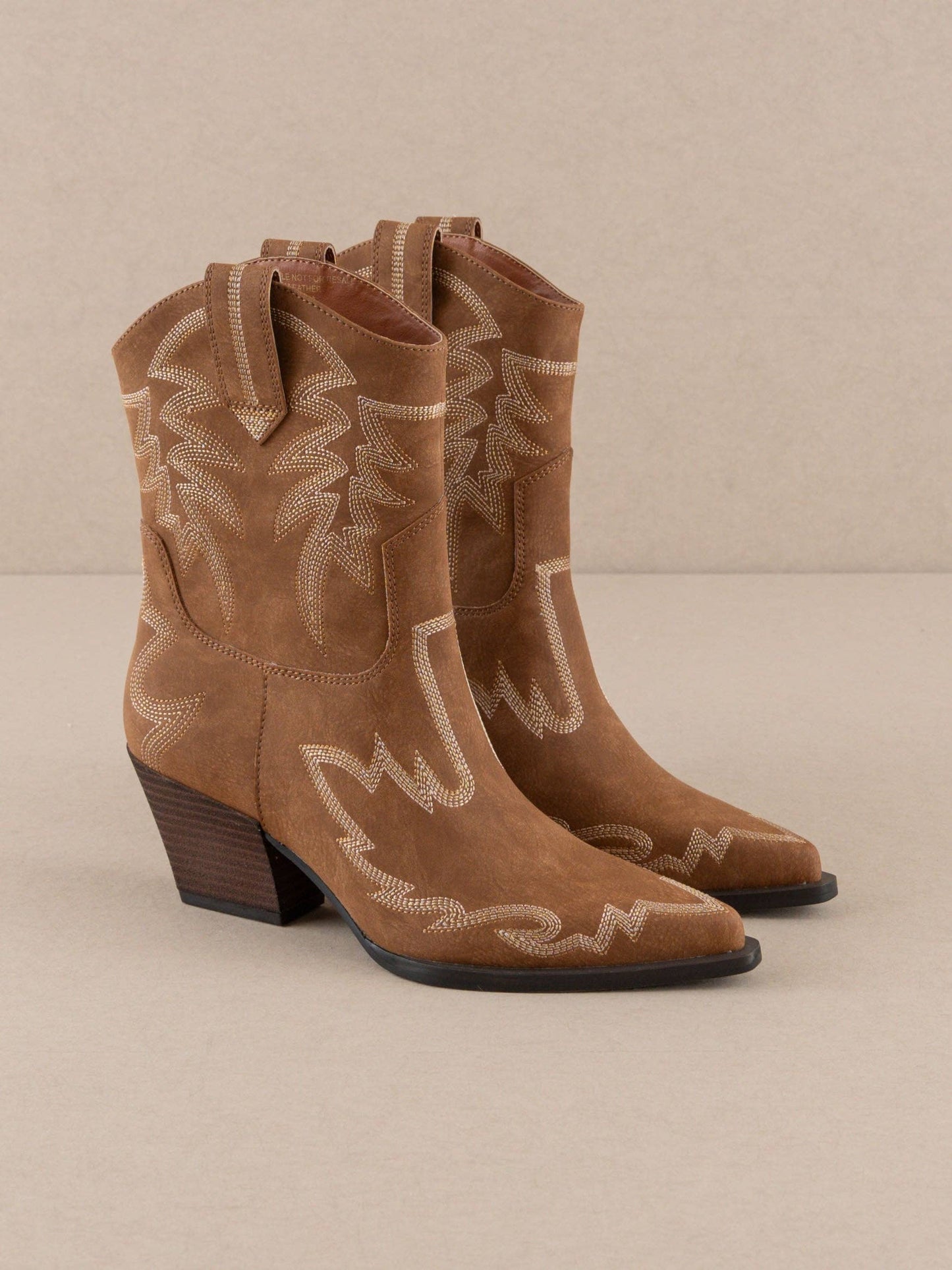 The Nantes Embroidered Cowboy boot | Brown