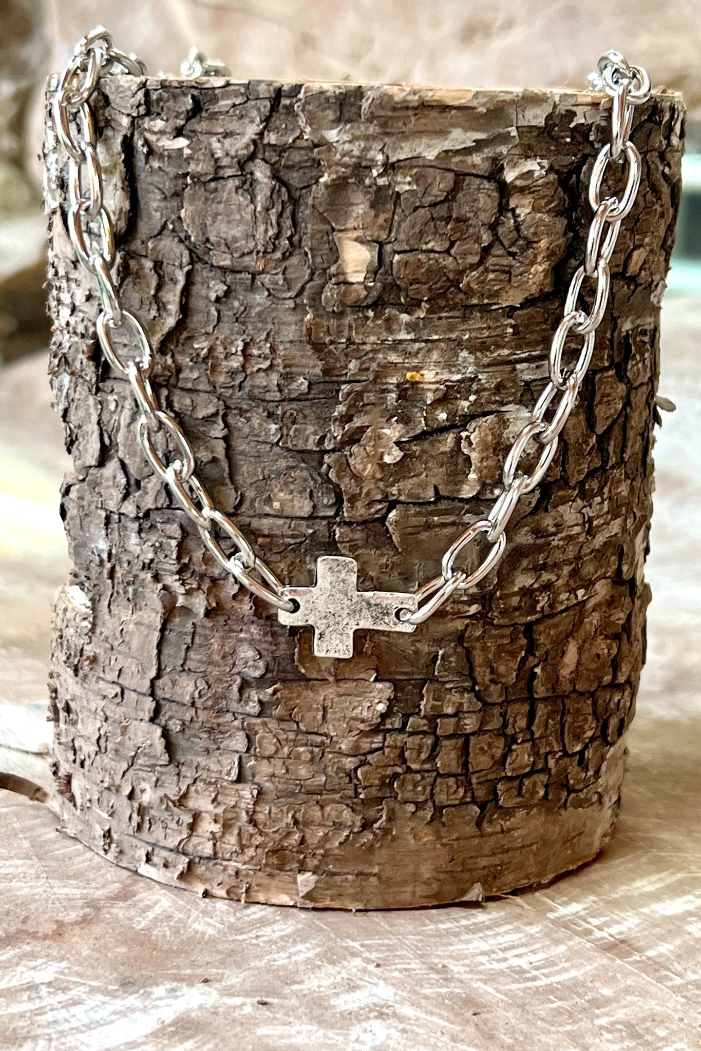 Aviva Necklace | Silver