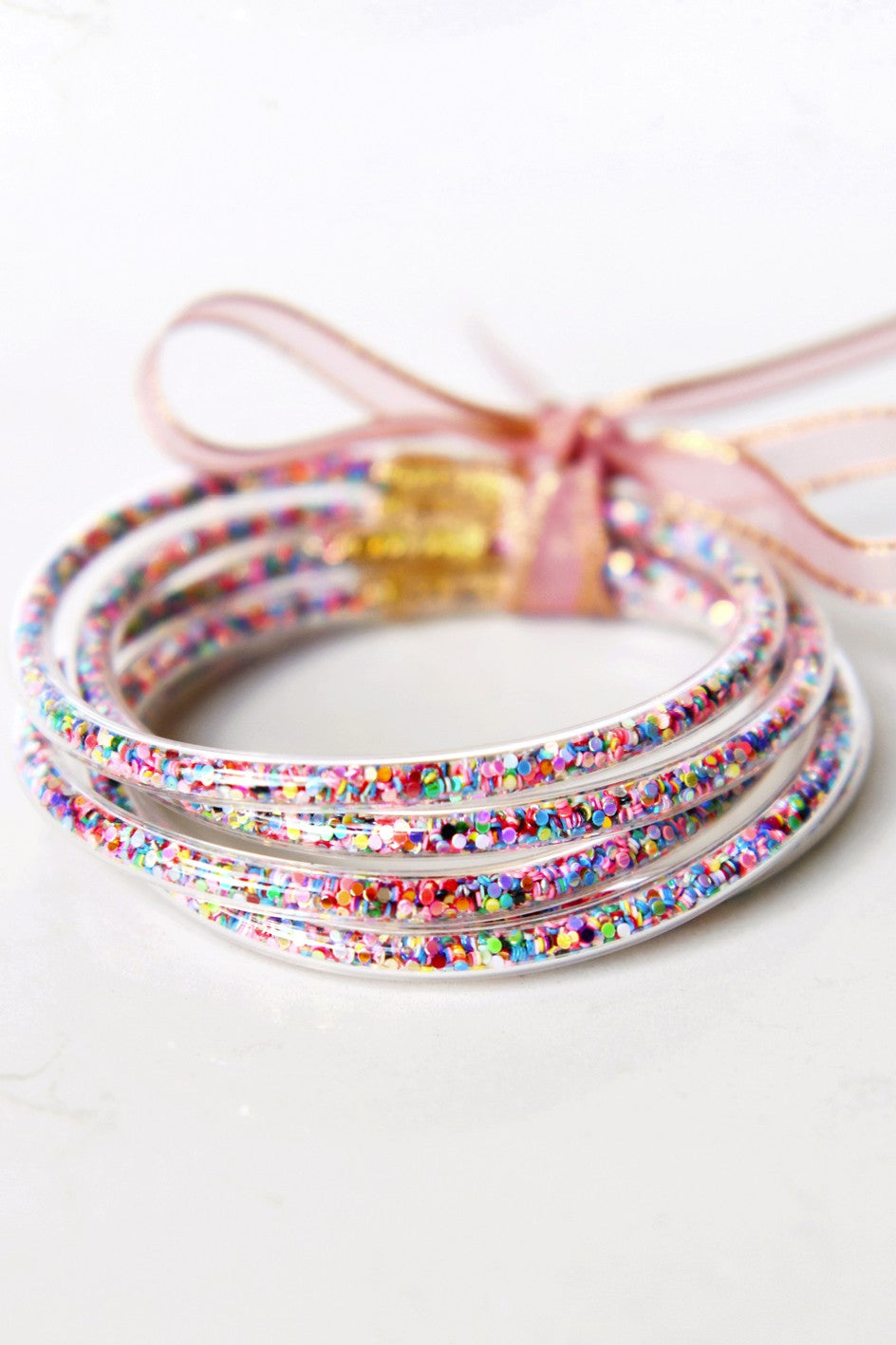Colorful Sequin Tube Bracelet