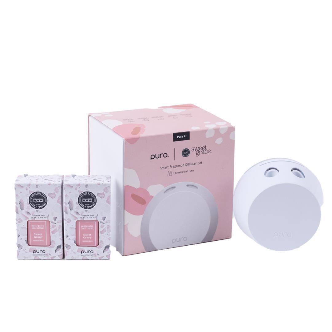 PURA + Bridgewater Smart Home Diffuser Set with 2 Sweet Grace