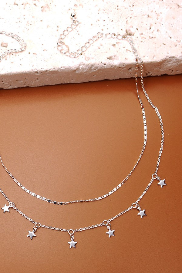 Delicate Star Layer Necklace