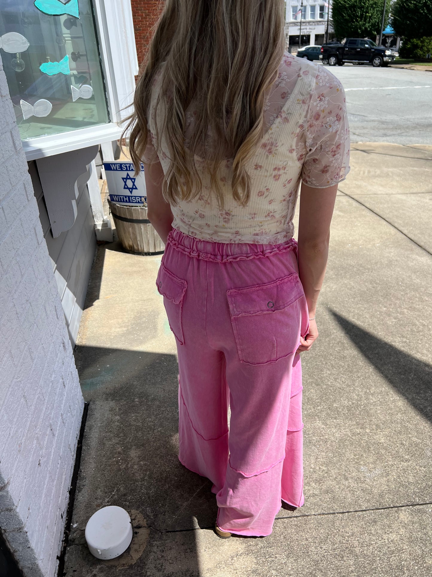 Dr. Feel Good Cargo Pants | Bubble Gum