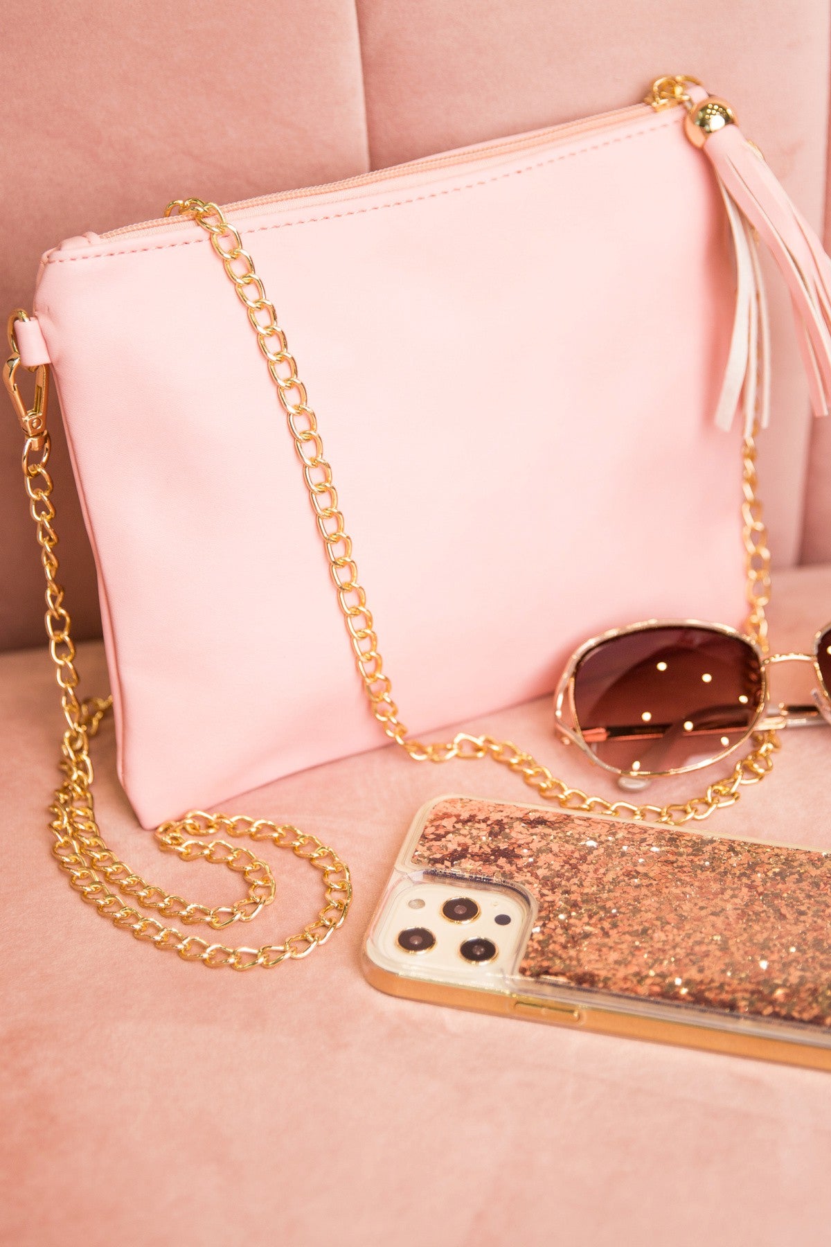 Vegan Leather Crossbody Bag