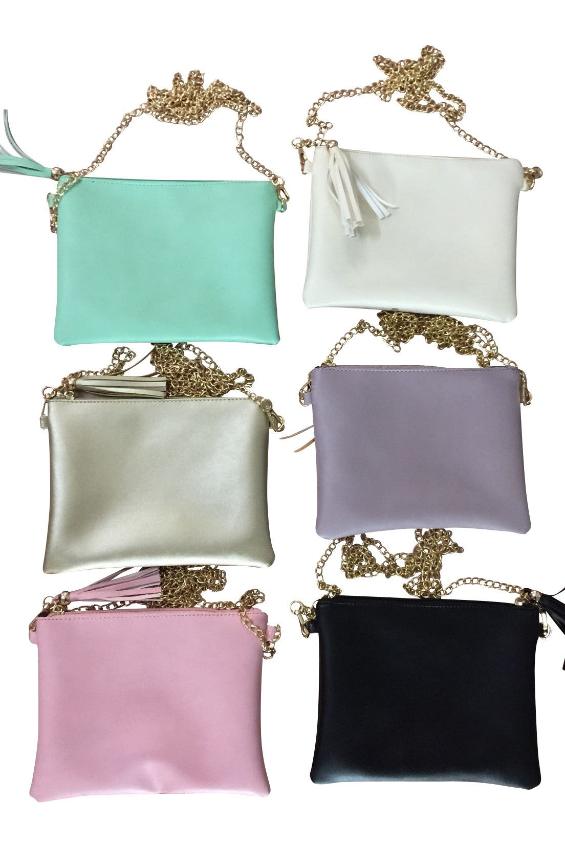 Vegan Leather Crossbody Bag
