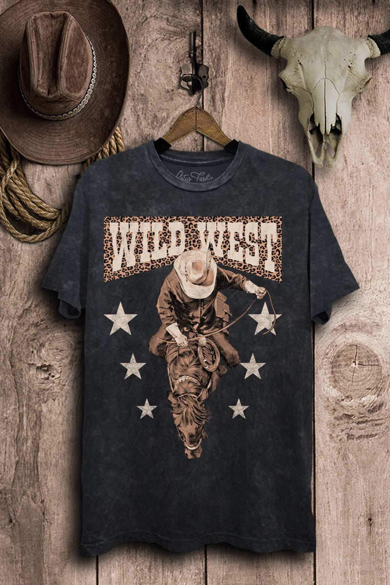 Vintage Wild West Cowboy Tee