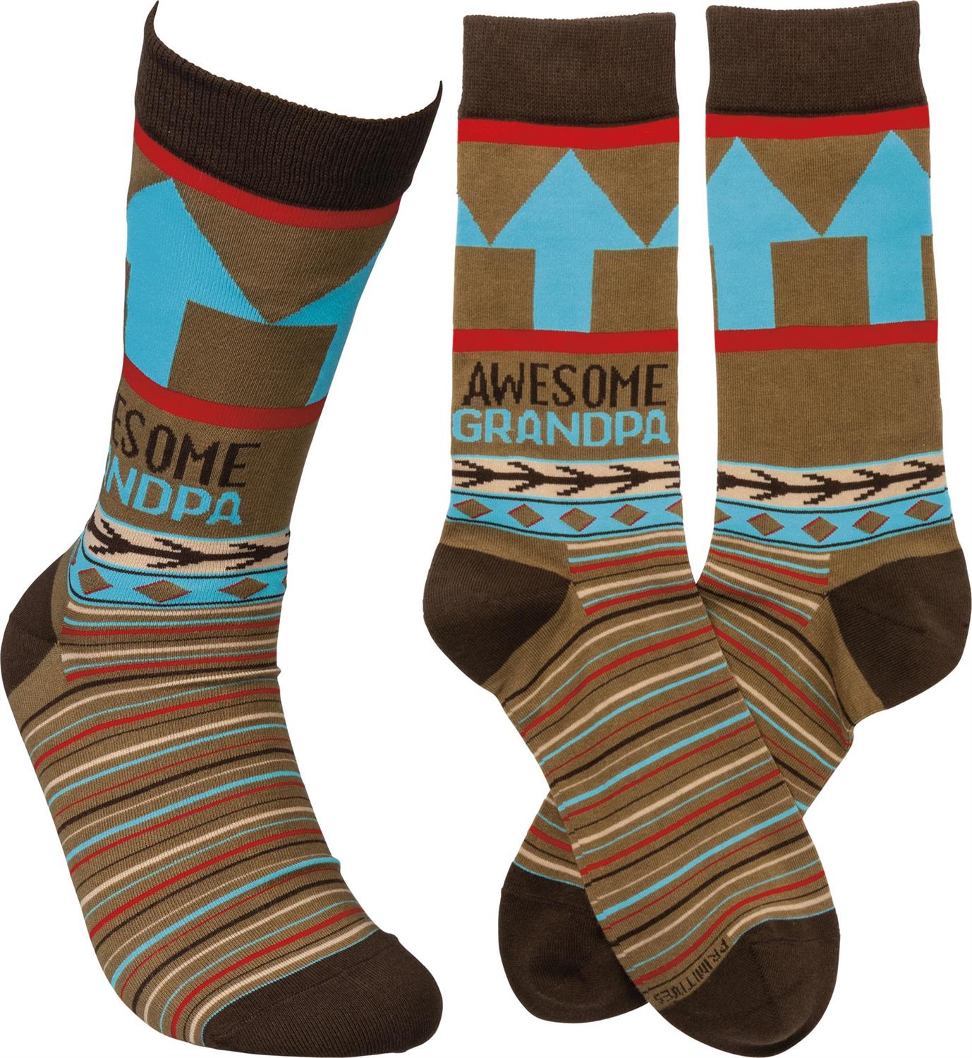 Awesome Grandpa Socks