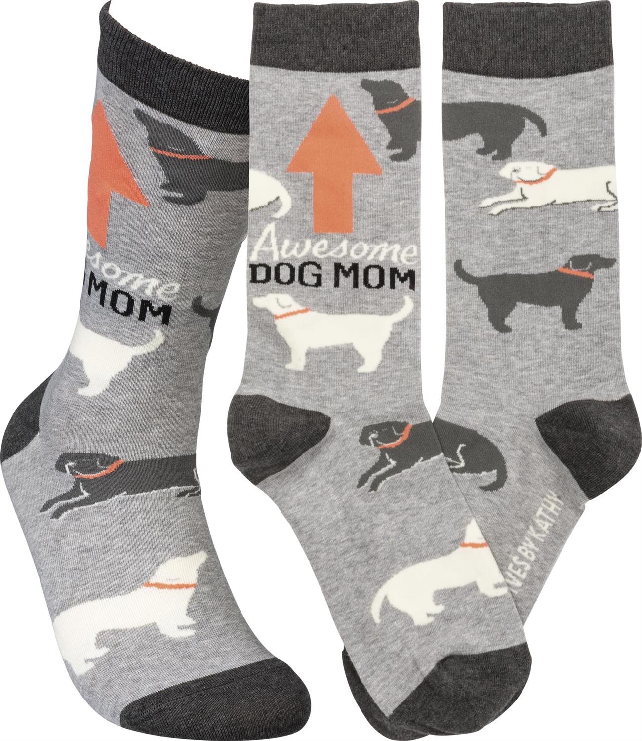 Awesome Dog Mom Socks