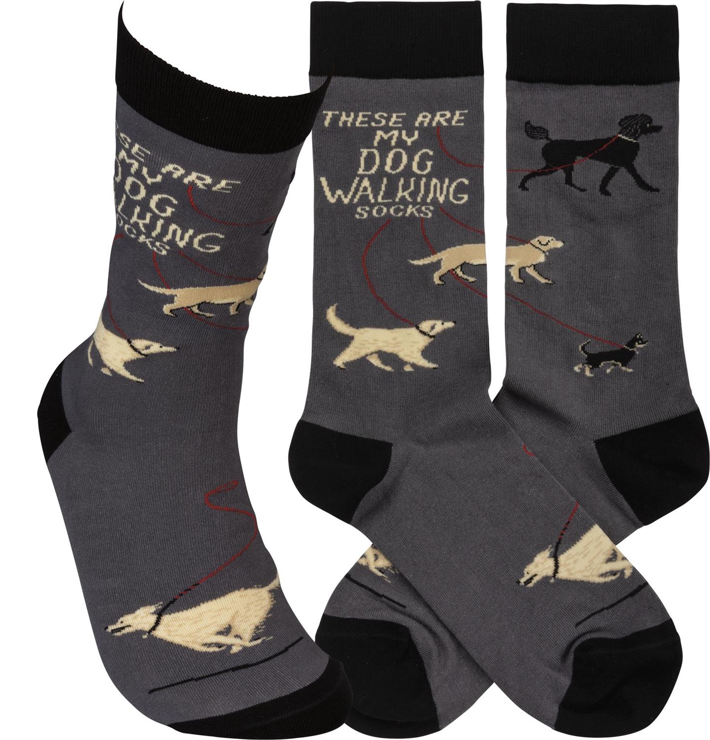 These are my Dog Walking Socks