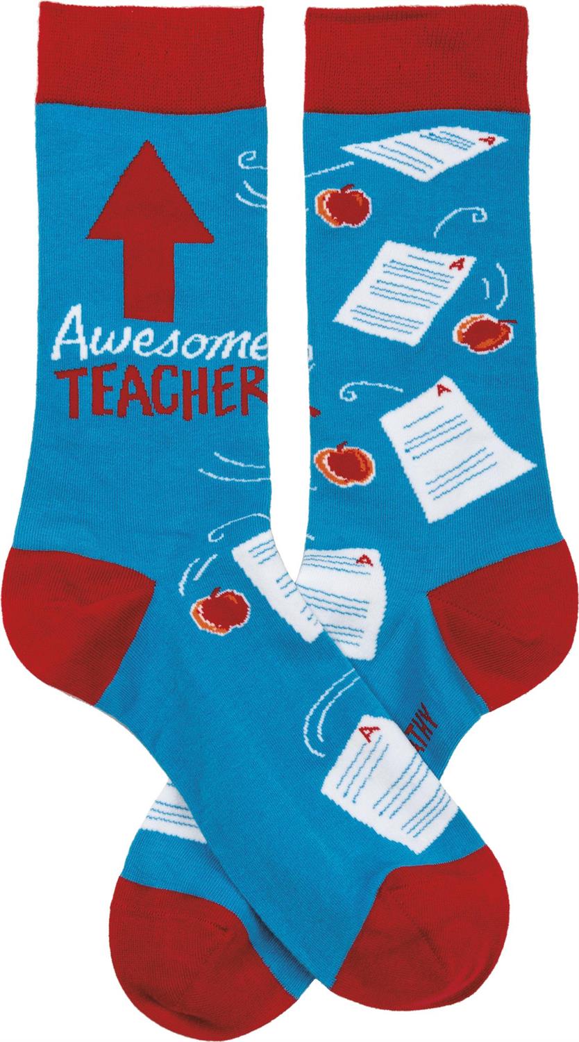 Awesome Teacher Socks