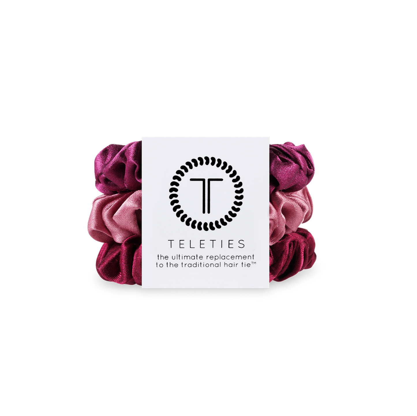 Burgundy Bliss - Small Scrunchie, 3-Pack