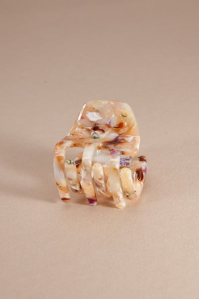 Mini Checkered Claw Clip