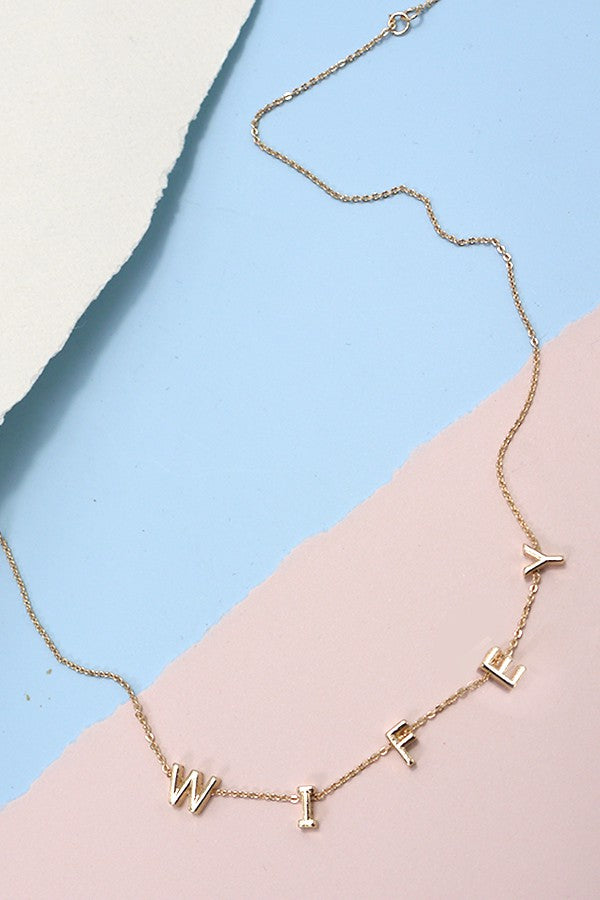 Wifey Necklace