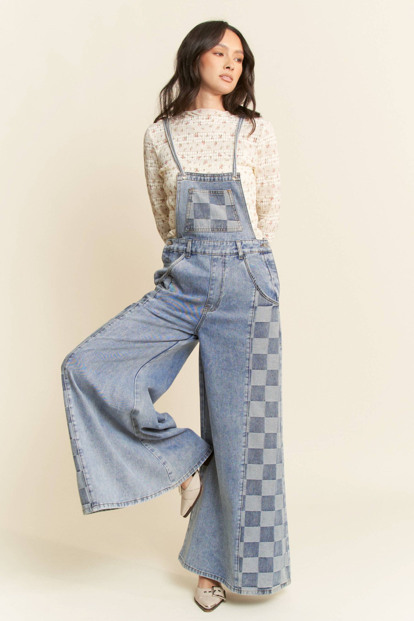 Checkmate Denim Jumpsuit