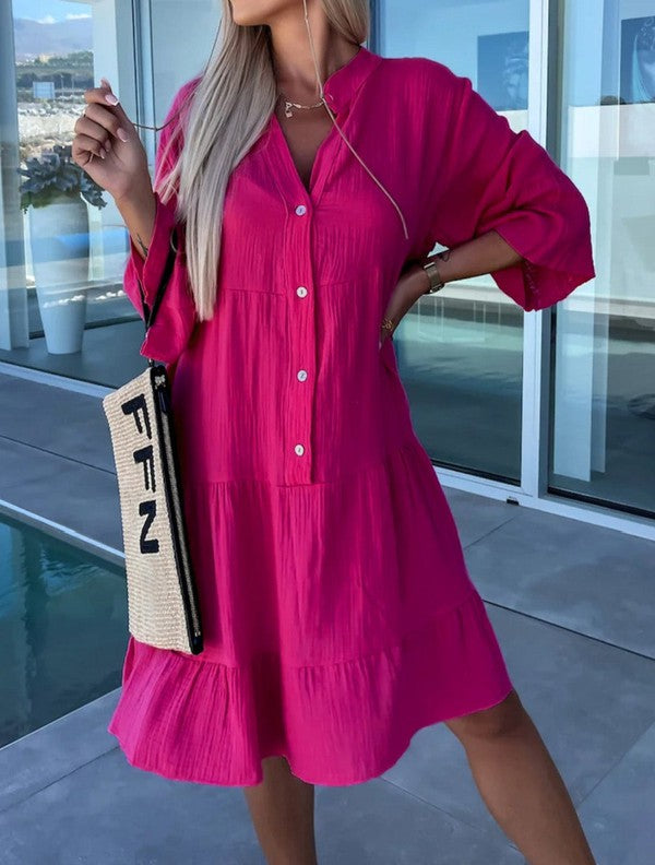 Boss Babe Button Down Dress
