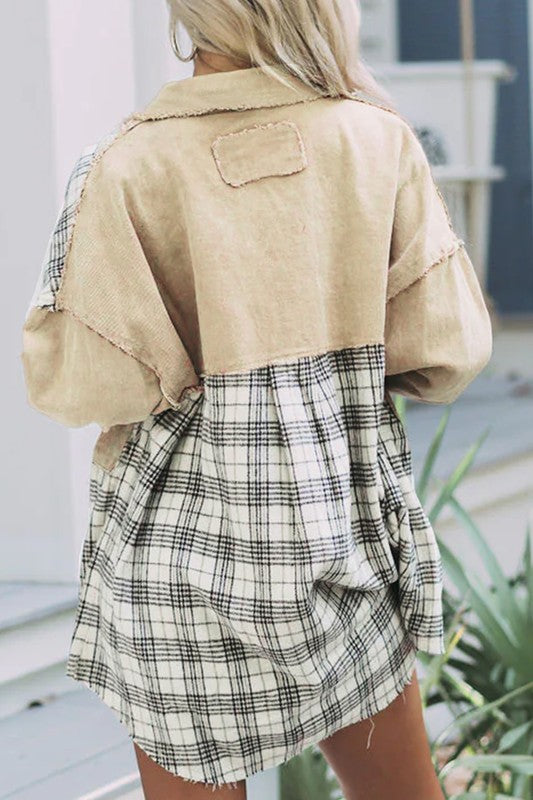 Chillin' in Style Distressed Jacket