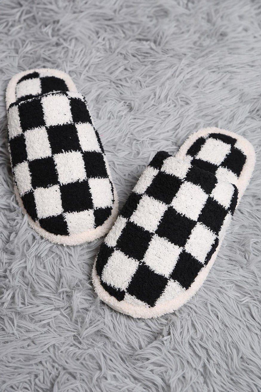 Checkered Slippers