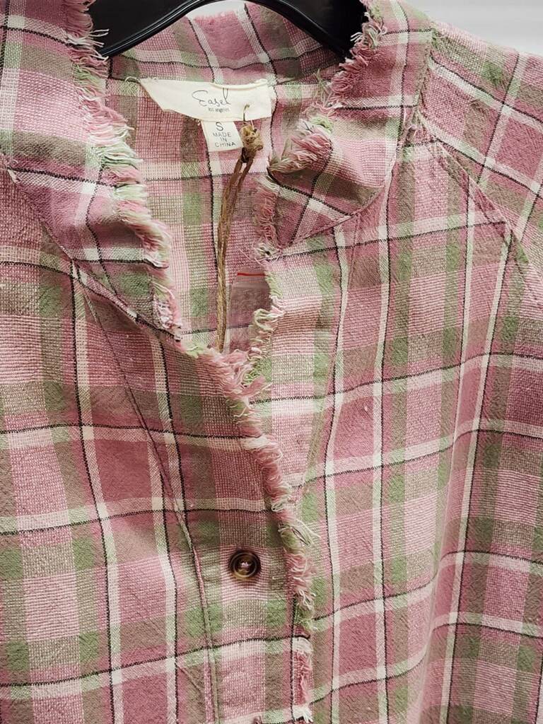 Rosewood Plaid Linen Shirt/Dress