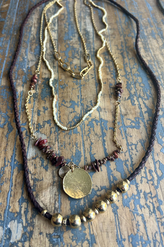 Daphne Necklace | Wine