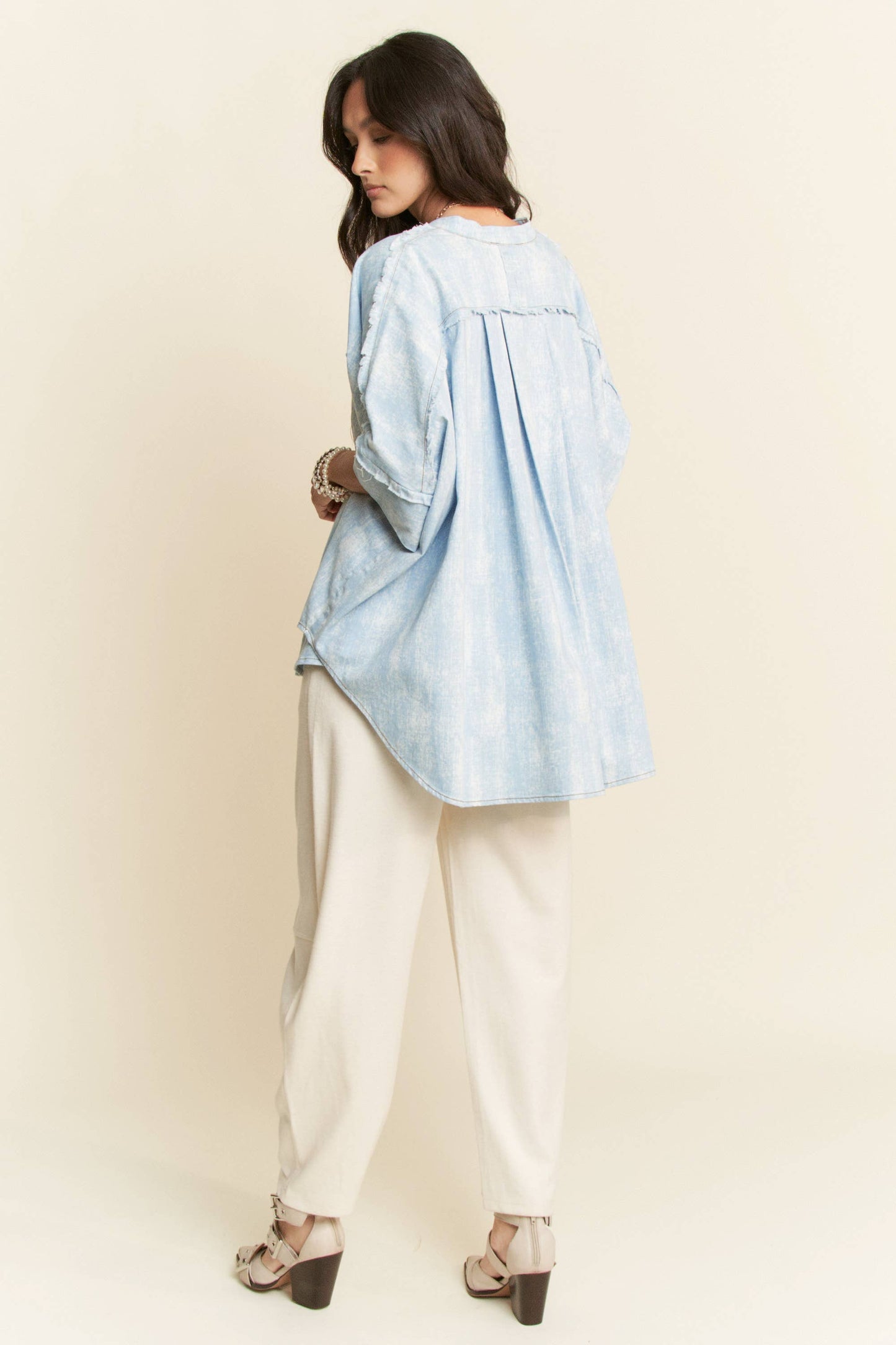 Cassidy Chambray Top