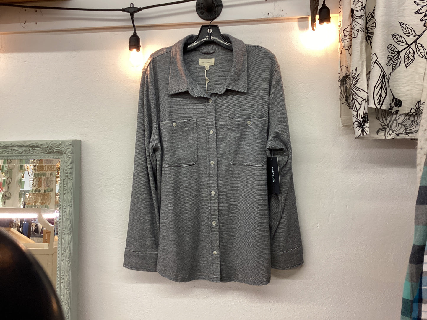 JR -Thread&Supply striped shirt | XL