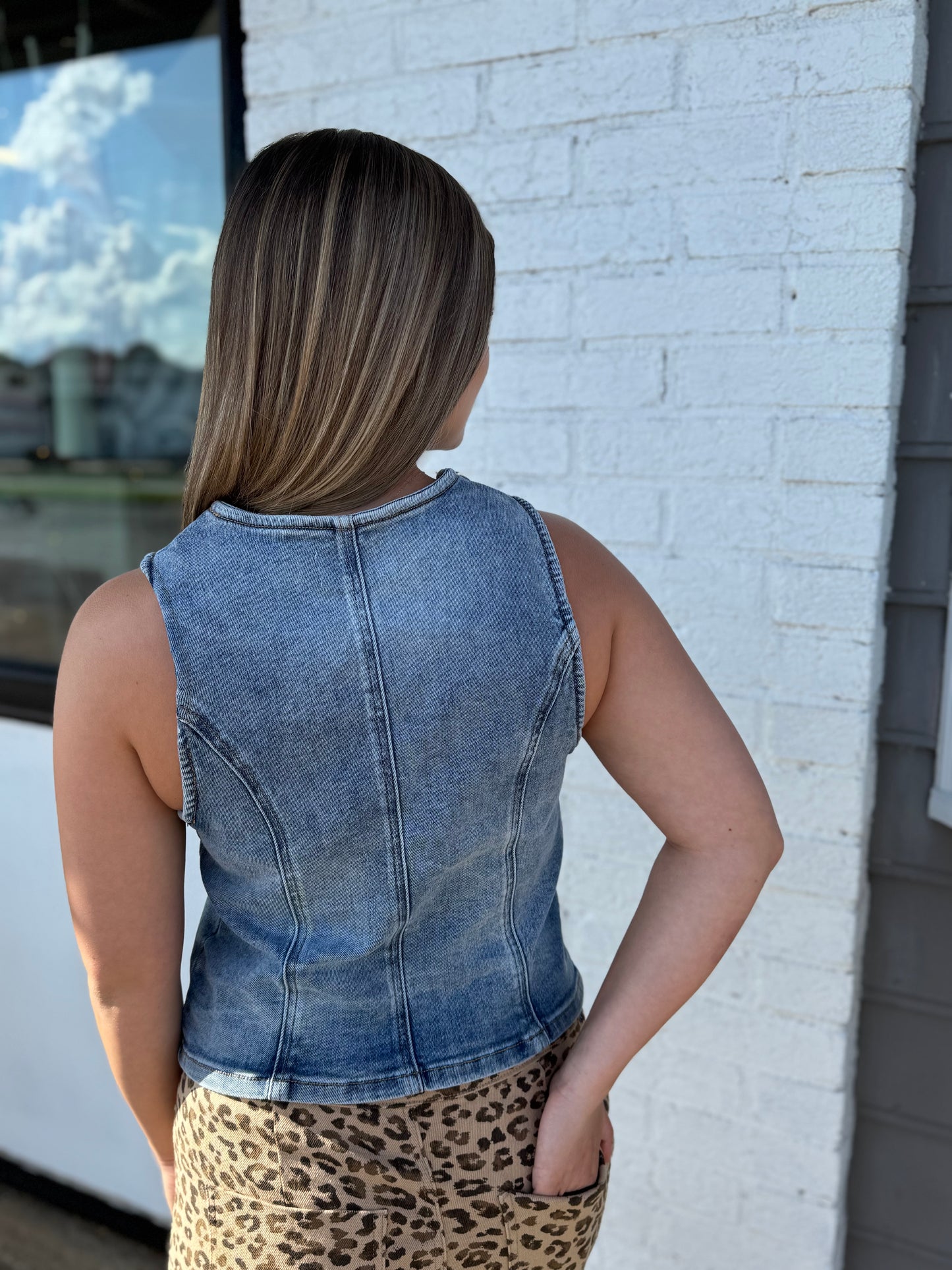 Midtown Denim Vest