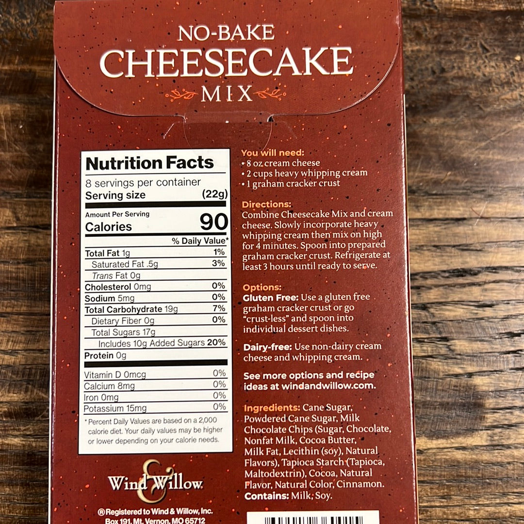Campfire S'mores No-Bake Cheesecake Mix