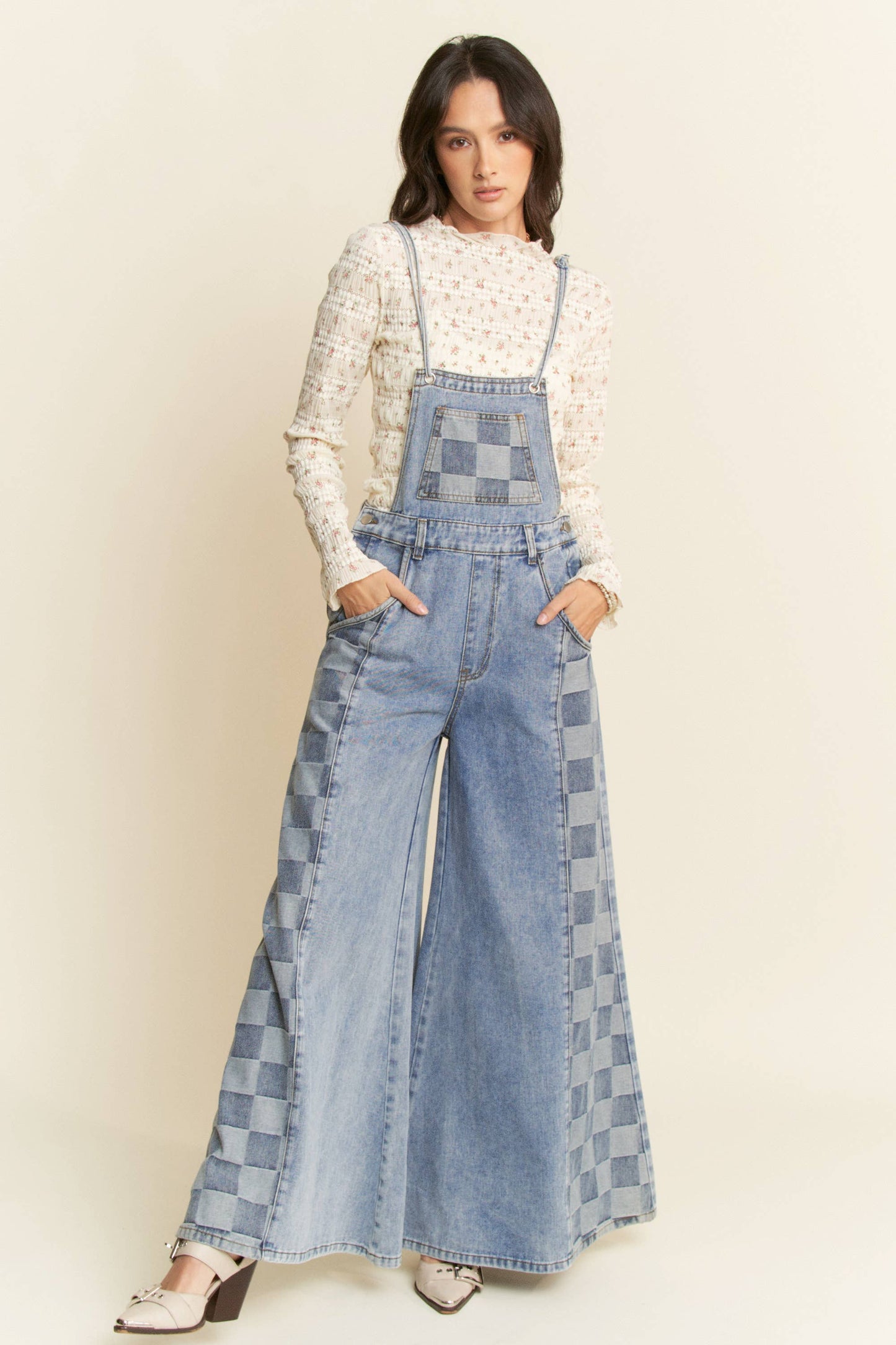 Checkmate Denim Jumpsuit
