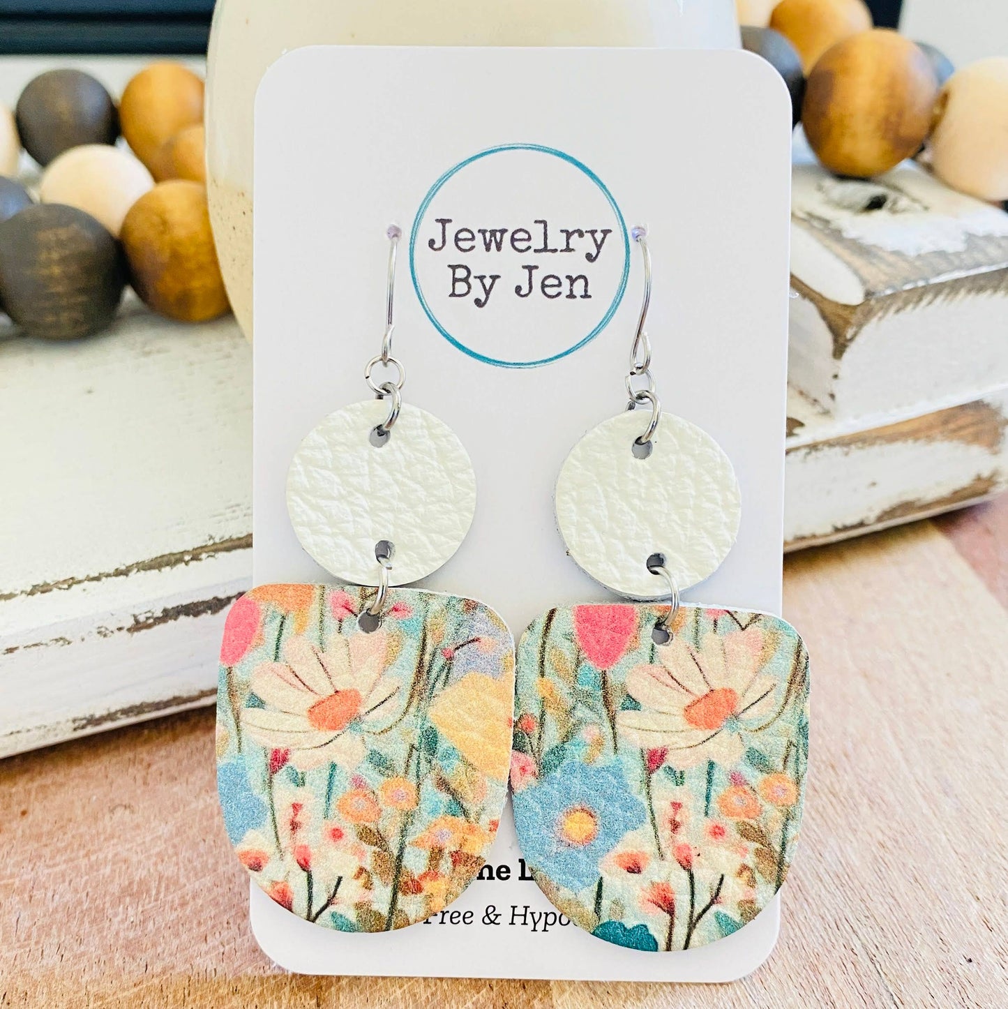 Boho Dangle: Pastel Wildflowers