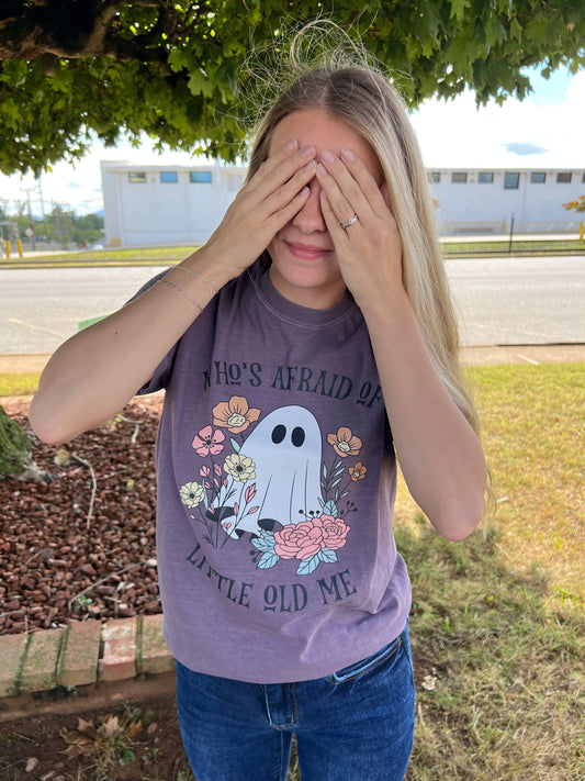 Who's Afraid of Little Old Me Tee | Wine