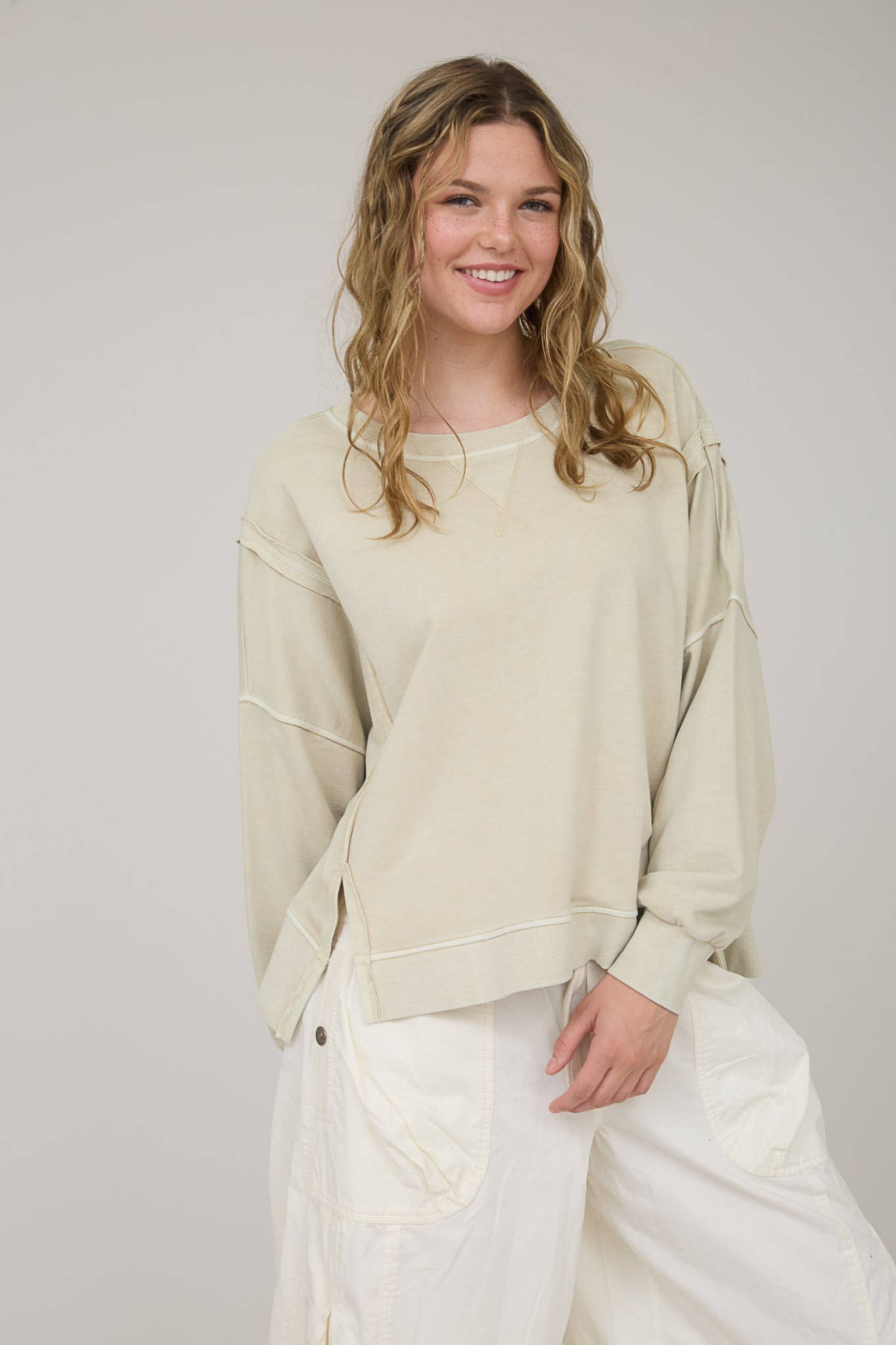 Comfy Day Sweatshirt | Oatmeal