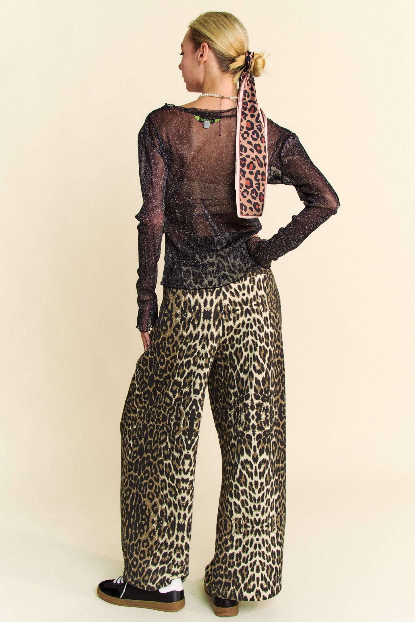 Rosalind Shimmer Mesh Top