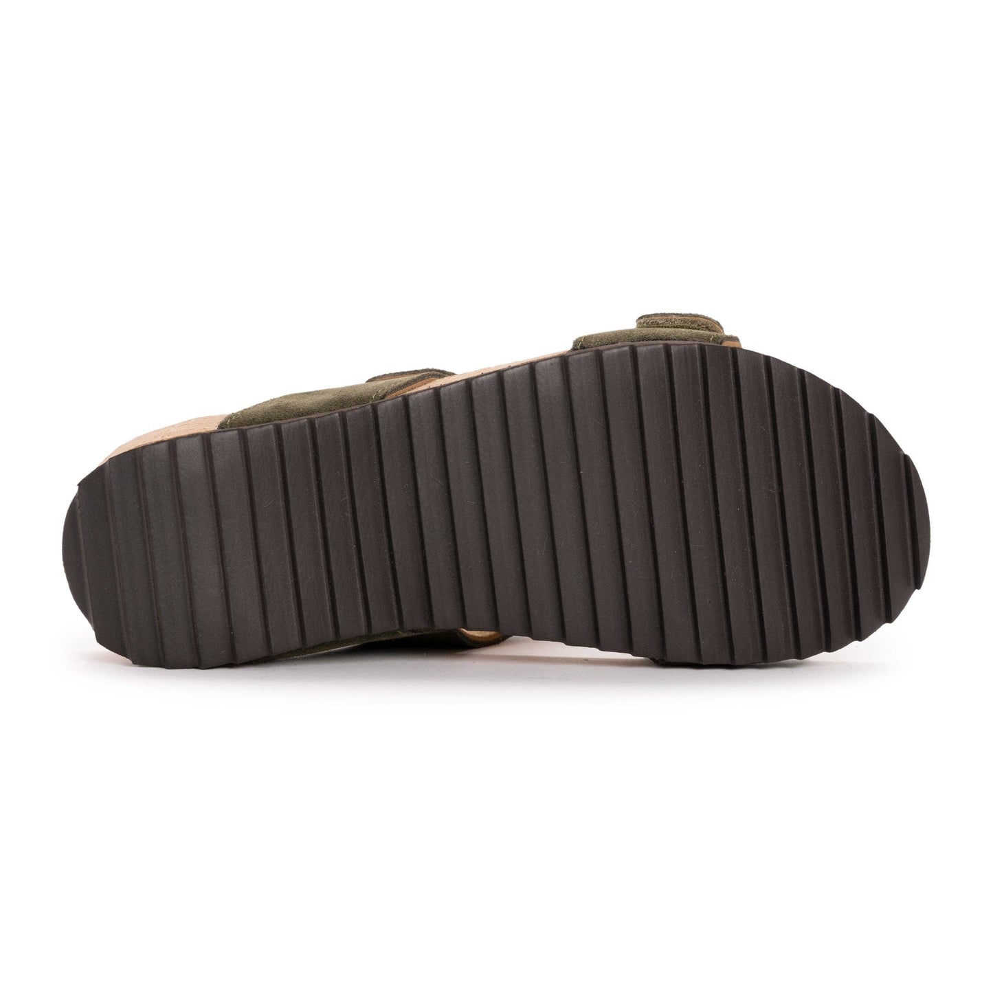 Muk Luks Women's Poppy Sandal: Cognac Suede