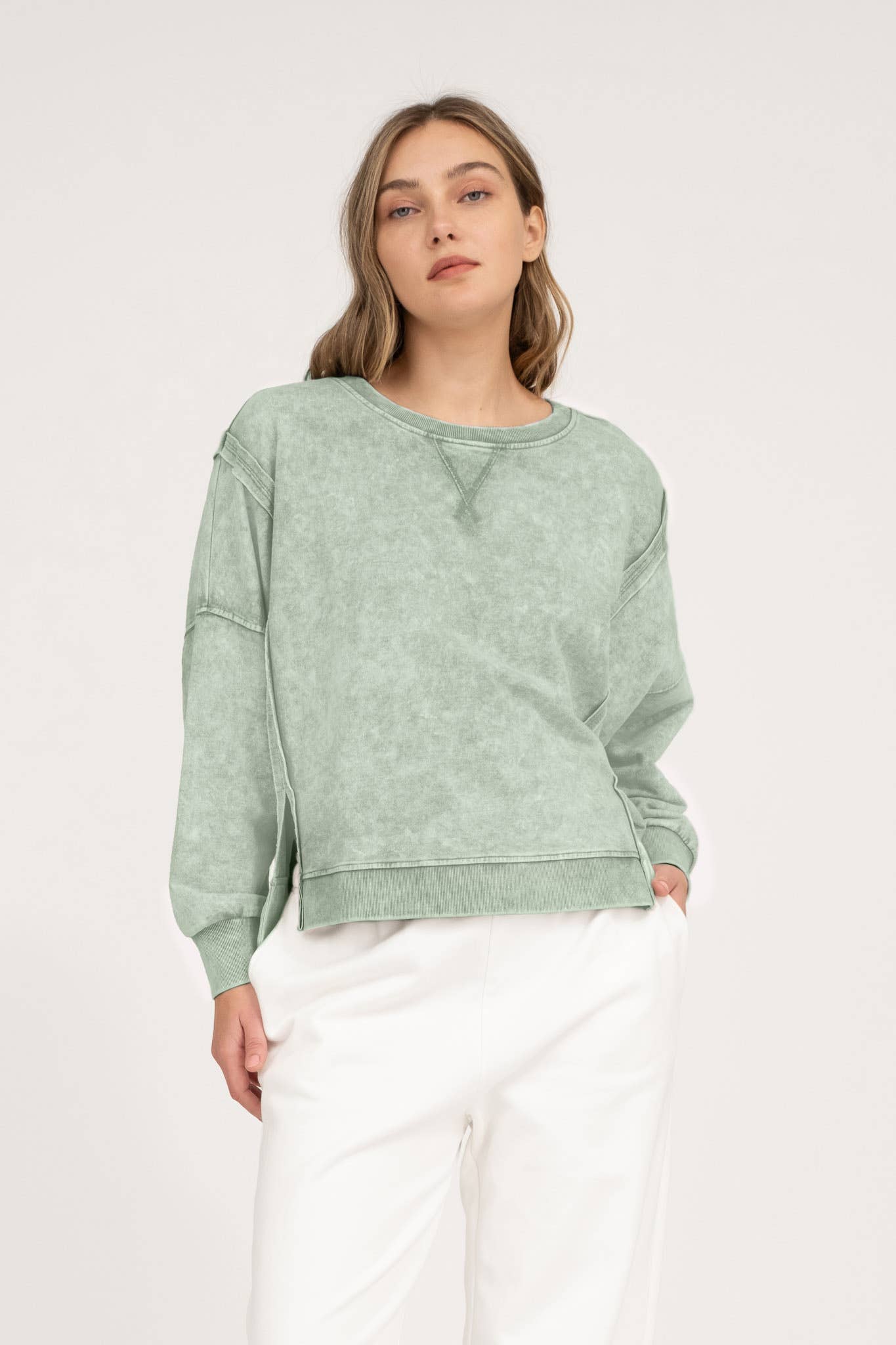 Comfy Day Sweatshirt | Moss