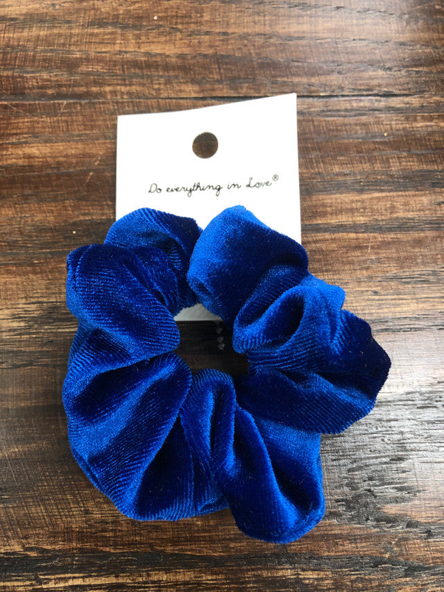 Solid Velvet Scrunchy