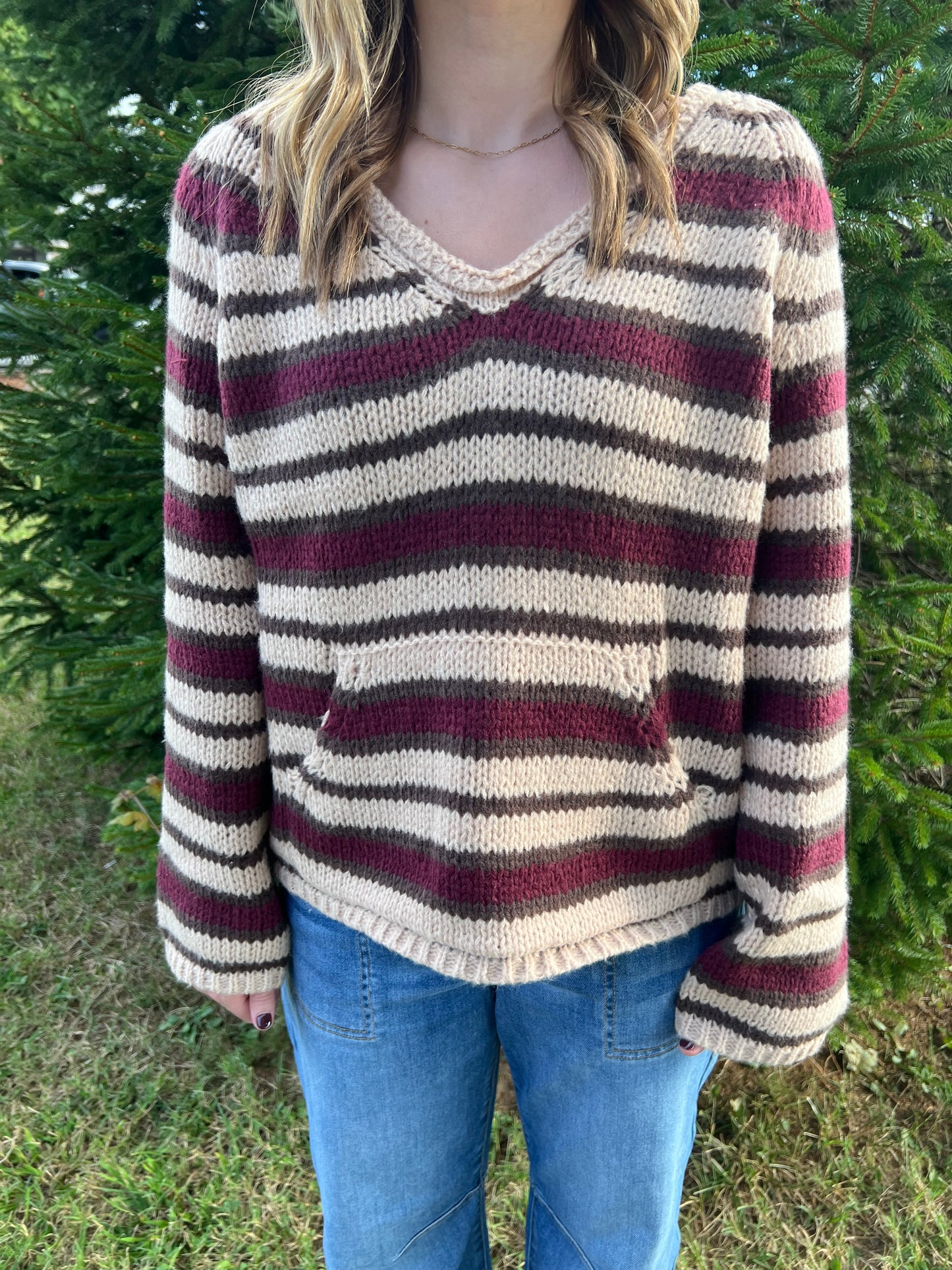Cassidy Pocket Stripe Sweater