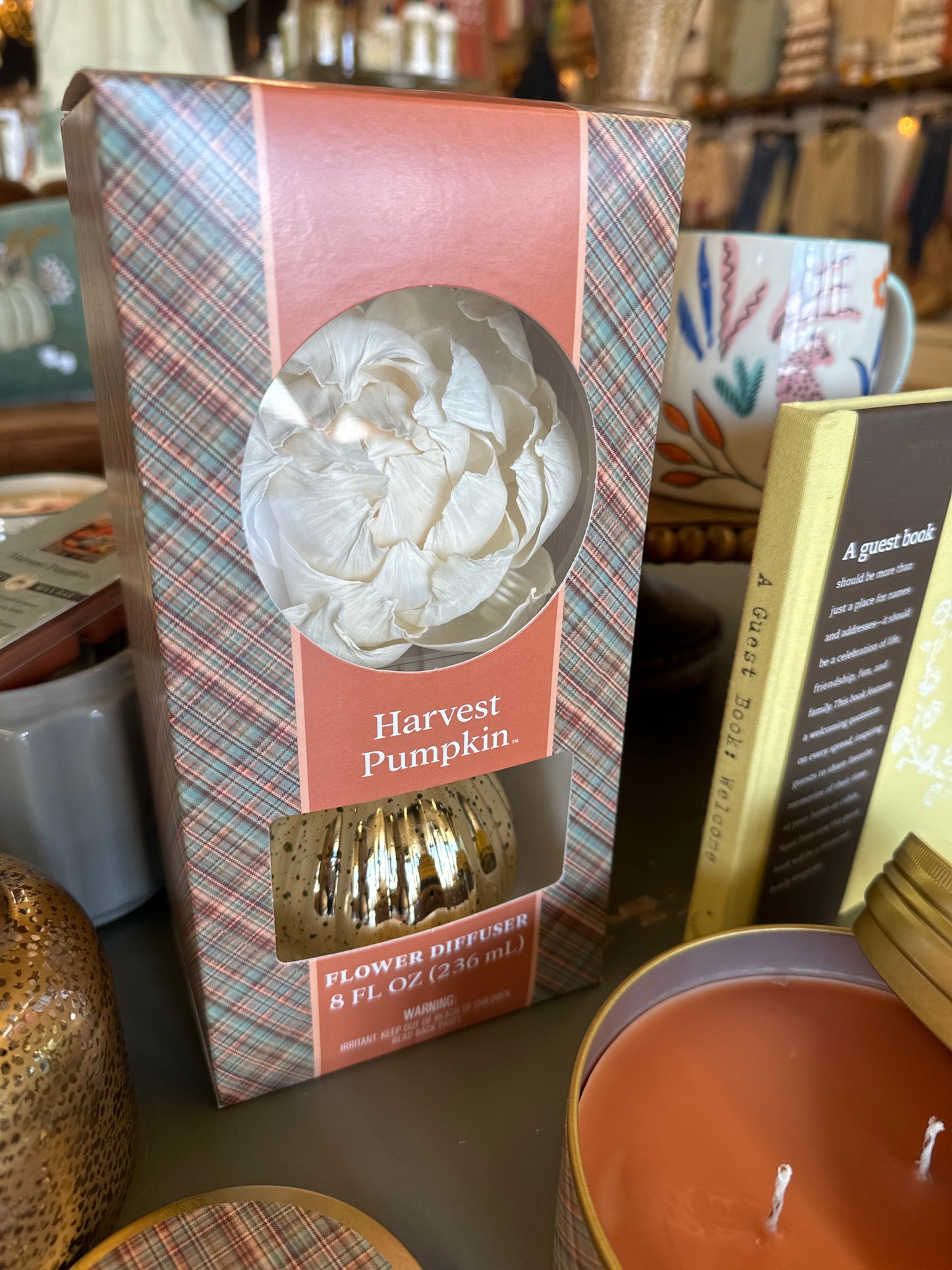 Harvest Pumpkin Flower Diffuser | 8 oz