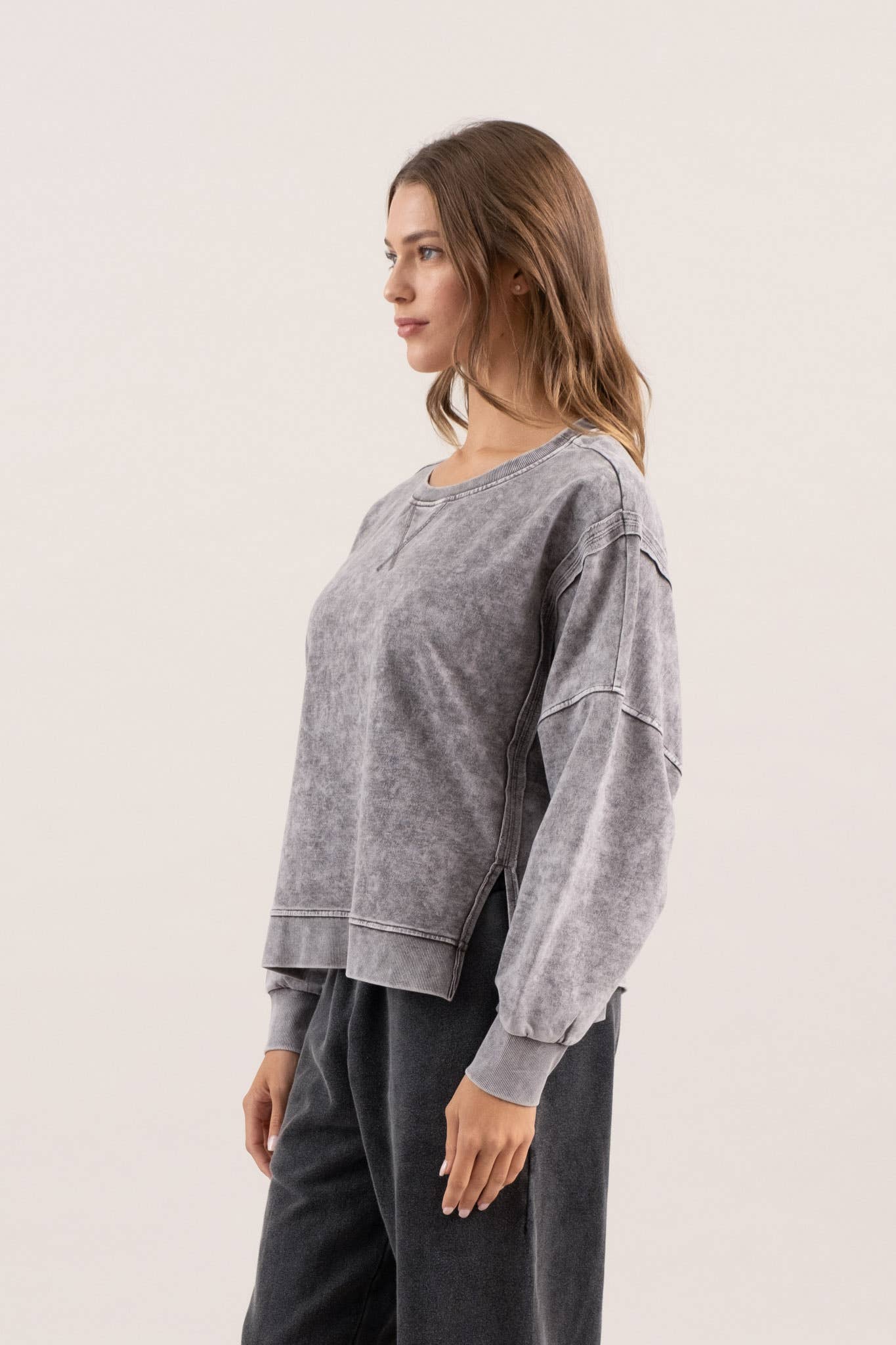Comfy Day Sweatshirt | Charcoal