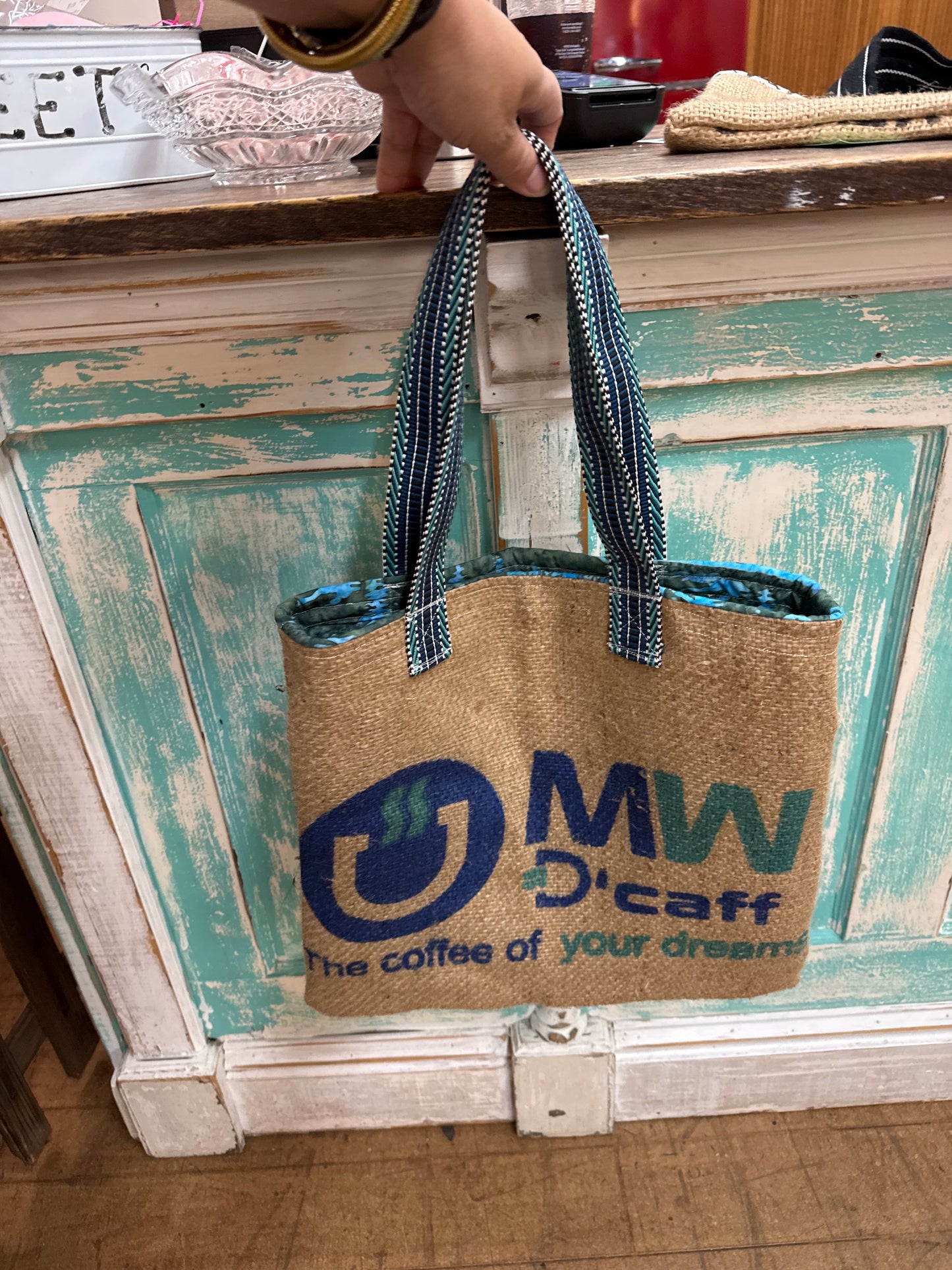 Handmade Coffee Bag Tote