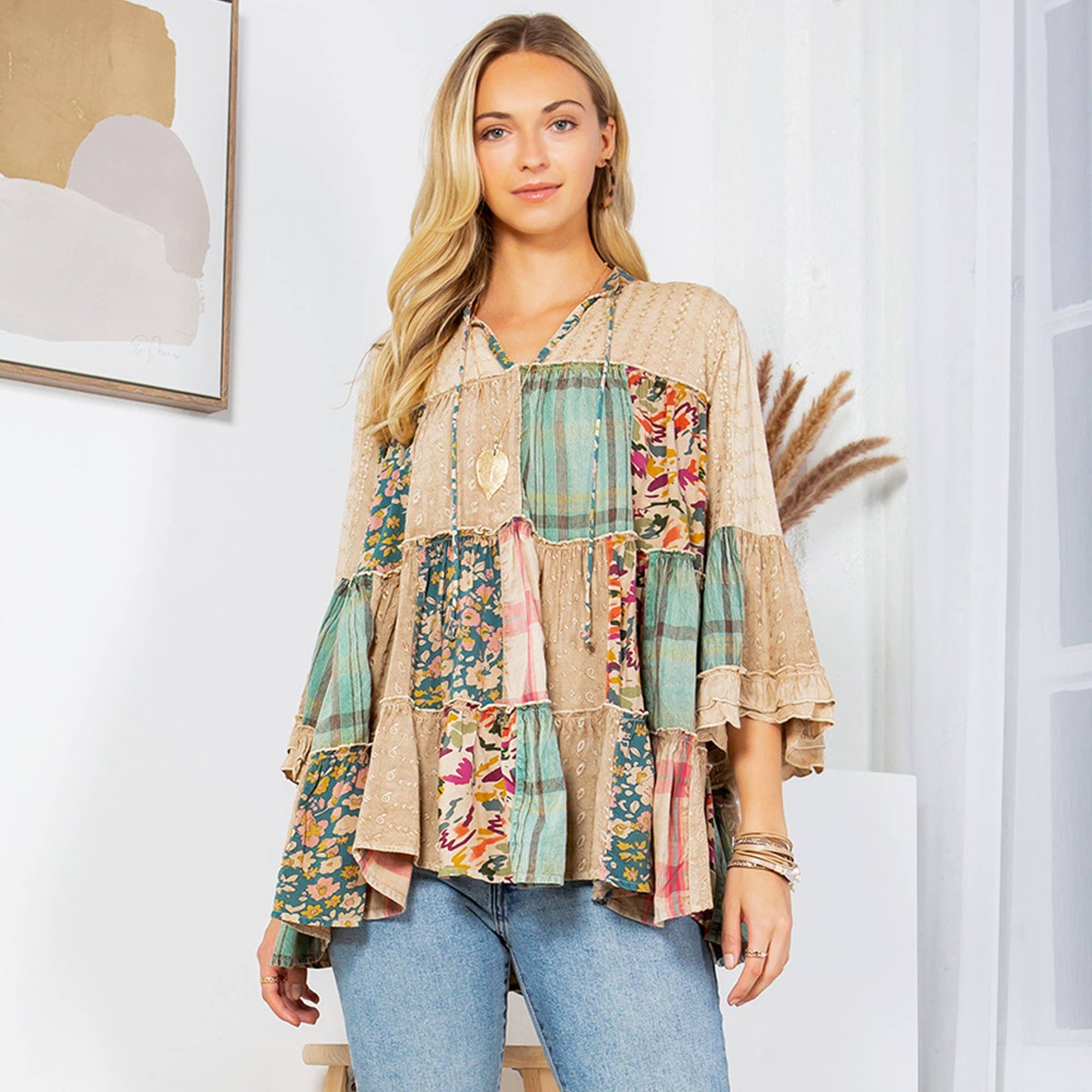 Artistic Fusion Jhabla Top