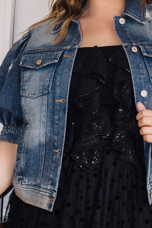 Genevieve Denim Jacket | Plus Size
