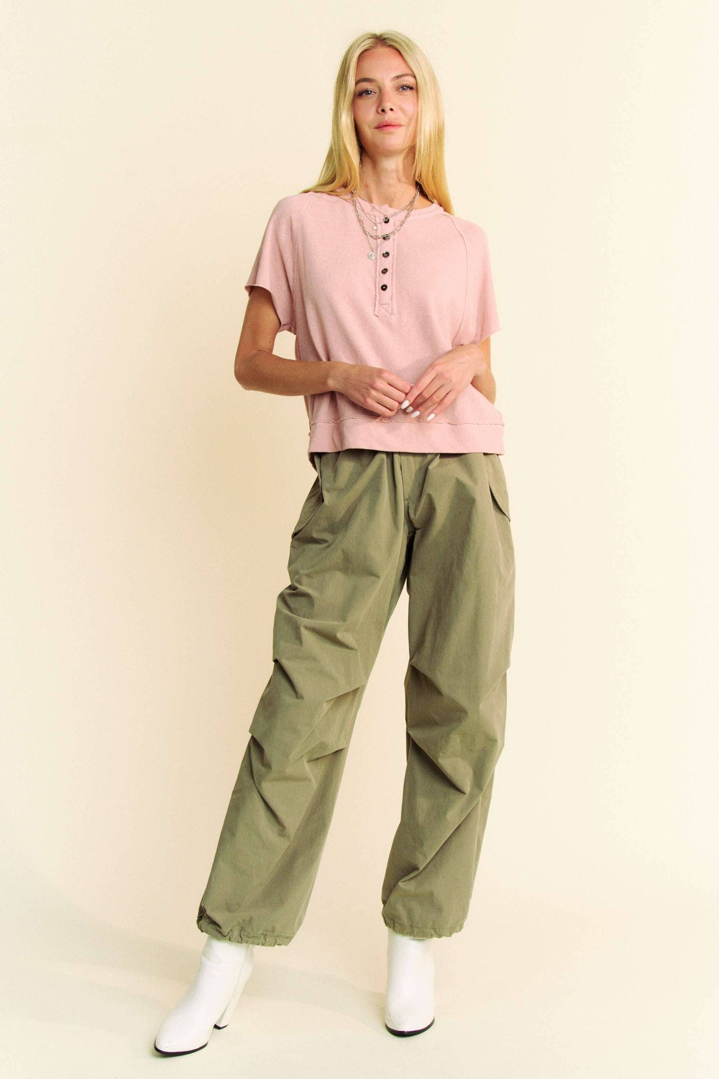 Rosalie Knit Top | French Rose