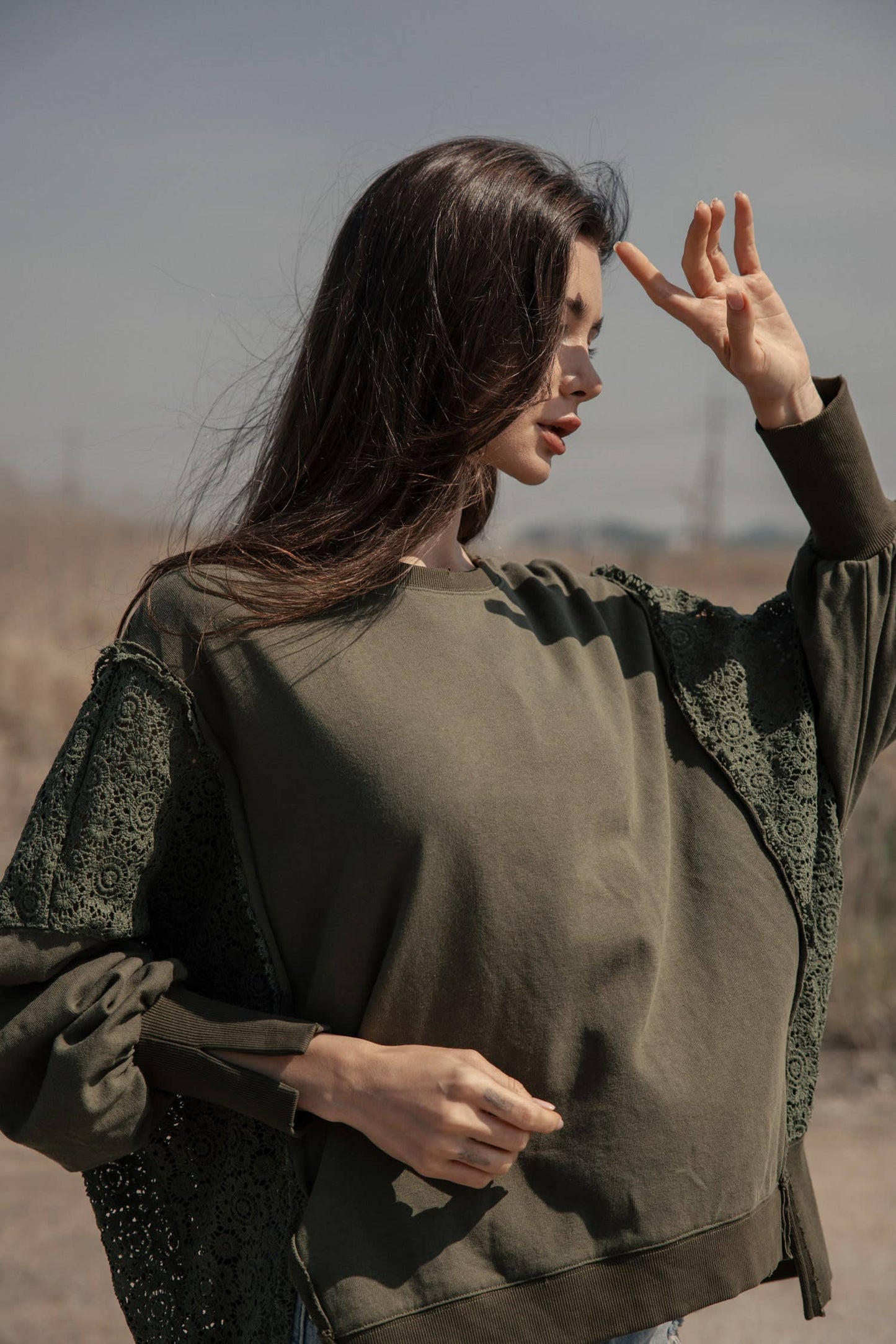 Delaney Lace Knit Top