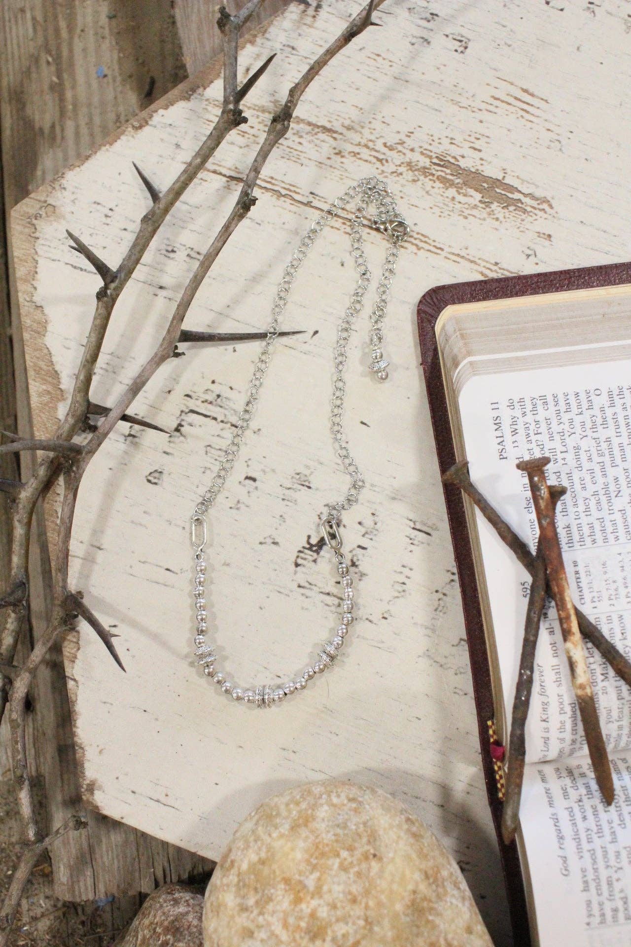 Firmly Planted Cross Necklace