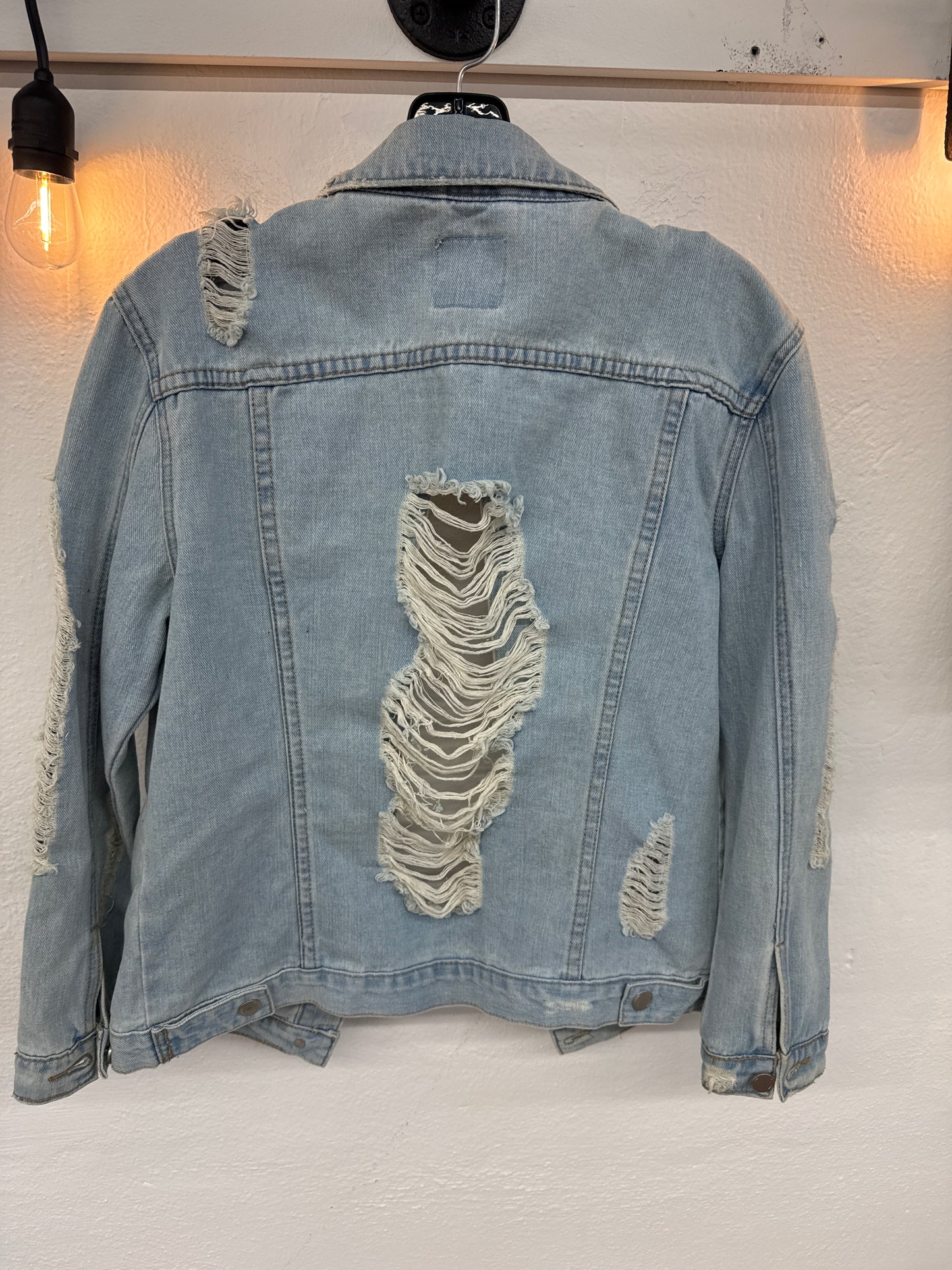 SE - Distressed Denim Jacket | XL