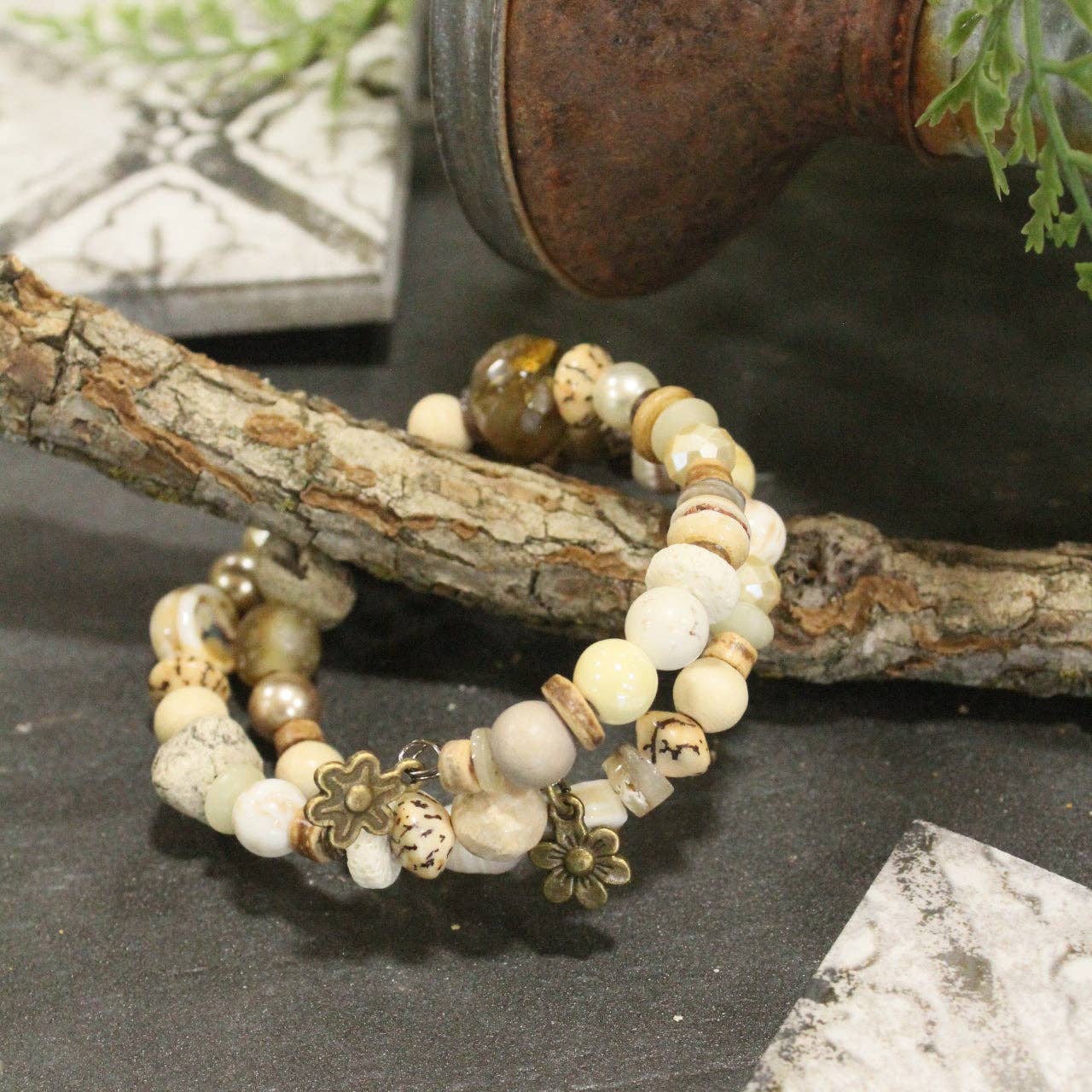 Nice In Neutral Wrap Bracelet