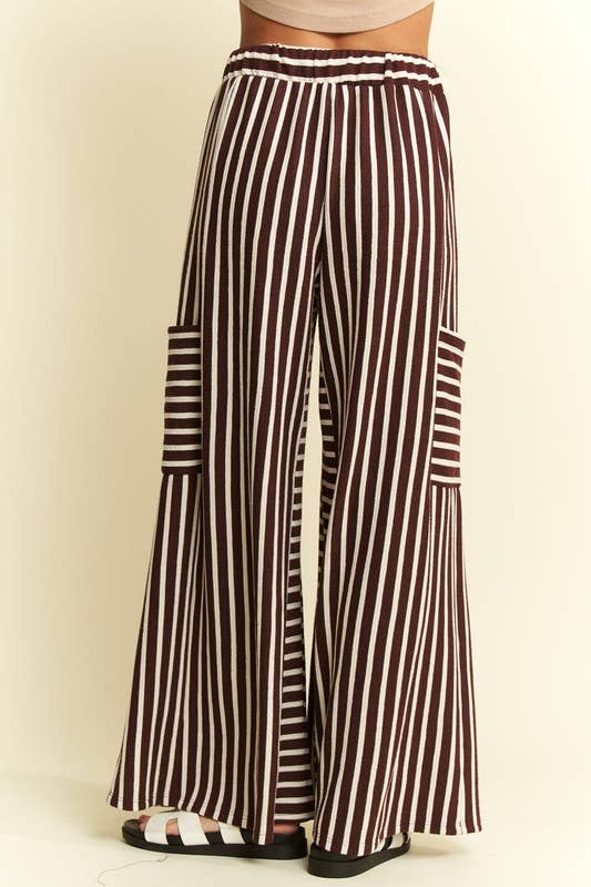 Cocoa Cream Stripe Pants